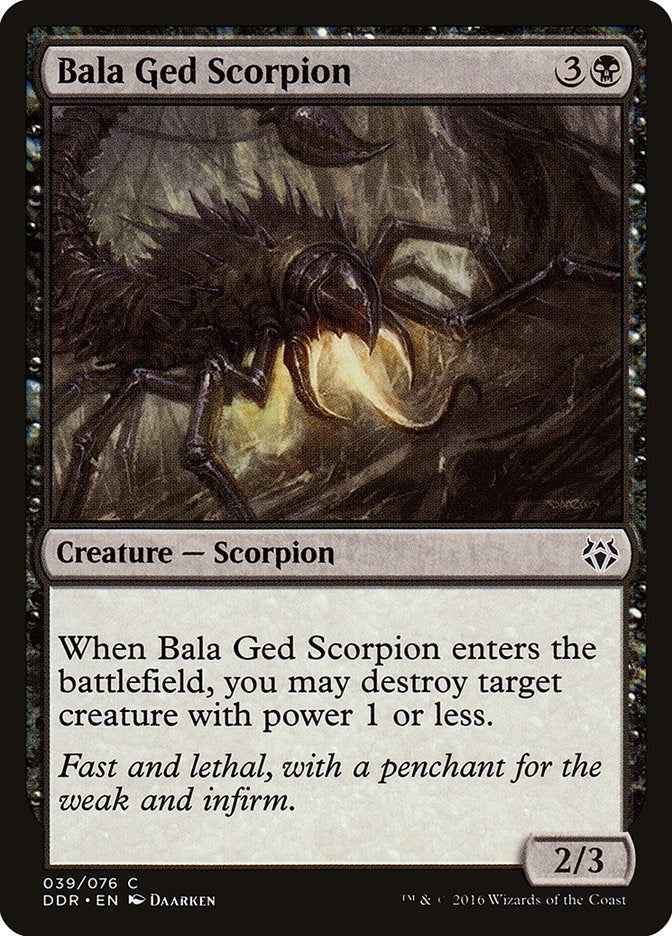 Image for Bala Ged Scorpion (39) (Nissa vs. Ob Nixilis) - Magic: The Gathering