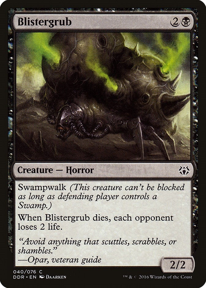 Image for Blistergrub (40) (Nissa vs. Ob Nixilis) - Magic: The Gathering