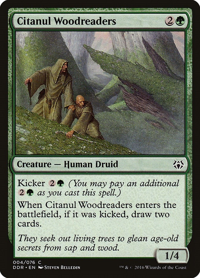 Image for Citanul Woodreaders (4) (Nissa vs. Ob Nixilis) - Magic: The Gathering