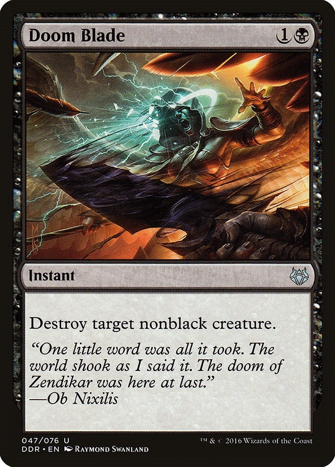 Image for Doom Blade (47) (Nissa vs. Ob Nixilis) - Magic: The Gathering