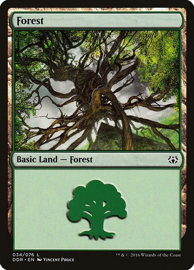 Image for Forest (034) (34) (Nissa vs. Ob Nixilis) - Magic: The Gathering