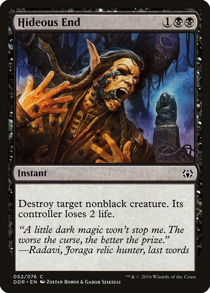 Image for Hideous End (52) (Nissa vs. Ob Nixilis) - Magic: The Gathering