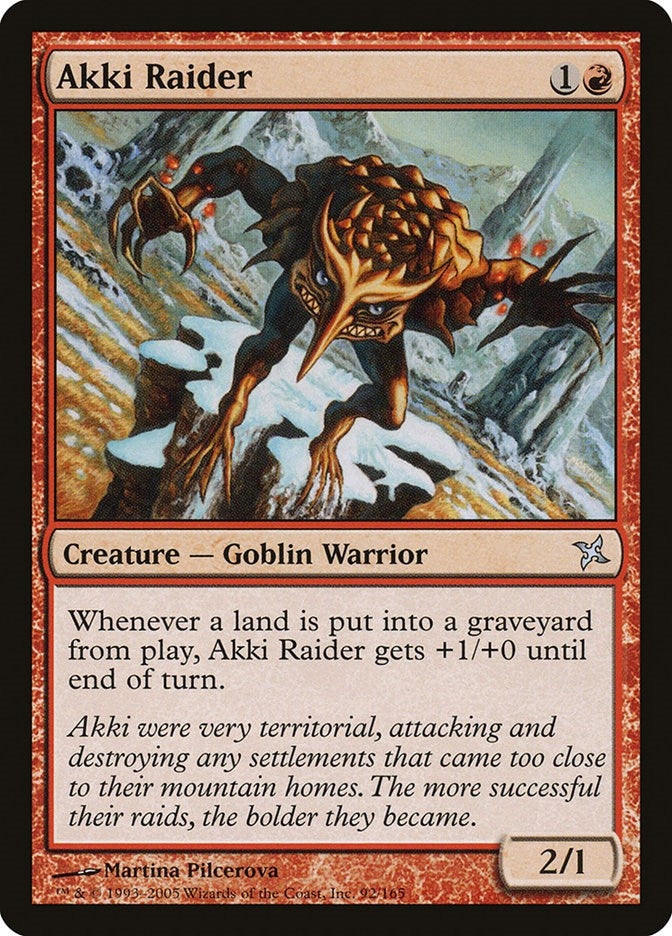 Image for Akki Raider (92) (Betrayers of Kamigawa) - Magic: The Gathering