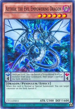 Image for Aether, the Evil Empowering Dragon (CT13-EN011) (CT13) - YuGiOh