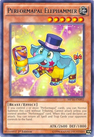 Image for Performapal Elephammer (MP16-EN002) (MP16) - YuGiOh