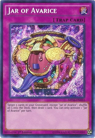 Image for Jar of Avarice (MP16-EN033) (MP16) - YuGiOh