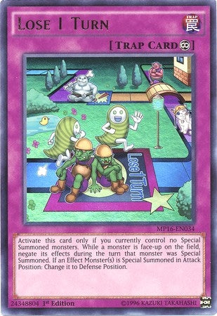 Image for Lose 1 Turn (MP16-EN034) (MP16) - YuGiOh