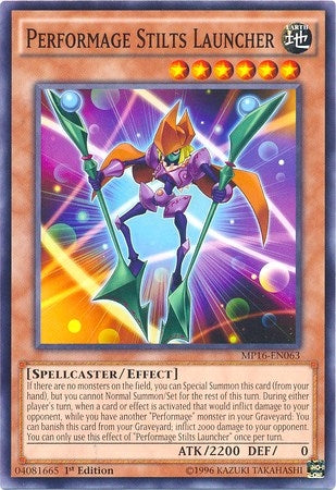 Image for Performage Stilts Launcher (MP16-EN063) (MP16) - YuGiOh