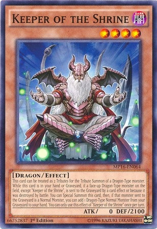 Image for Keeper of the Shrine (MP16-EN064) (MP16) - YuGiOh