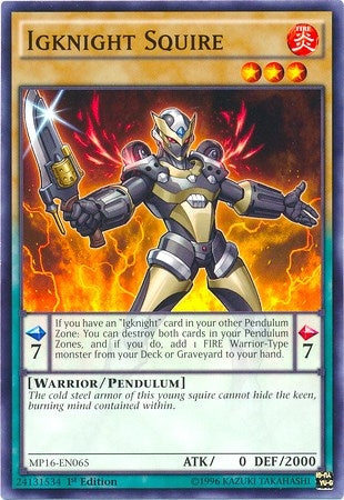 Image for Igknight Squire (MP16-EN065) (MP16) - YuGiOh