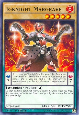 Image for Igknight Margrave (MP16-EN068) (MP16) - YuGiOh
