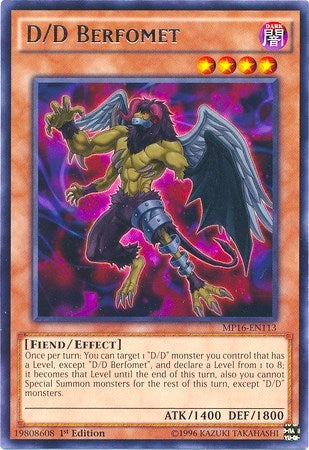 Image for D/D Berfomet (MP16-EN113) (MP16) - YuGiOh