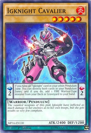 Image for Igknight Cavalier (MP16-EN130) (MP16) - YuGiOh