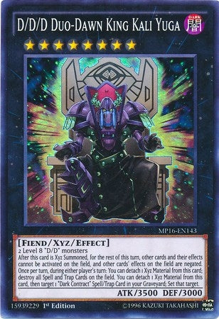 Image for D/D/D Duo-Dawn King Kali Yuga (MP16-EN143) (MP16) - YuGiOh