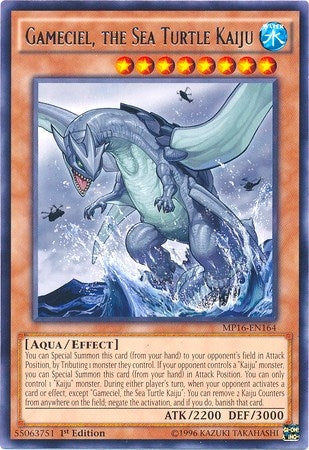 Image for Gameciel, the Sea Turtle Kaiju (MP16-EN164) (MP16) - YuGiOh