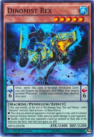 Image for Dinomist Rex (MP16-EN198) (MP16) - YuGiOh