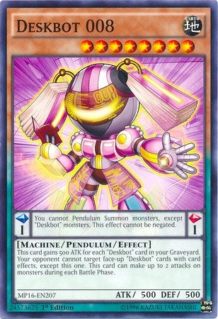Image for Deskbot 008 (MP16-EN207) (MP16) - YuGiOh