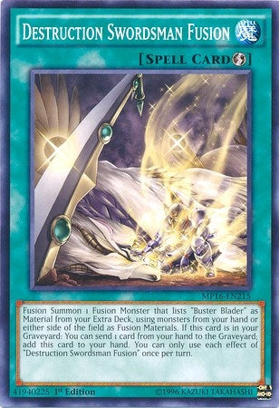 Image for Destruction Swordsman Fusion (MP16-EN215) (MP16) - YuGiOh