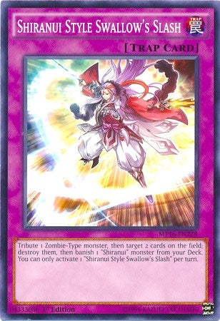 Image for Shiranui Style Swallow's Slash (MP16-EN228) (MP16) - YuGiOh