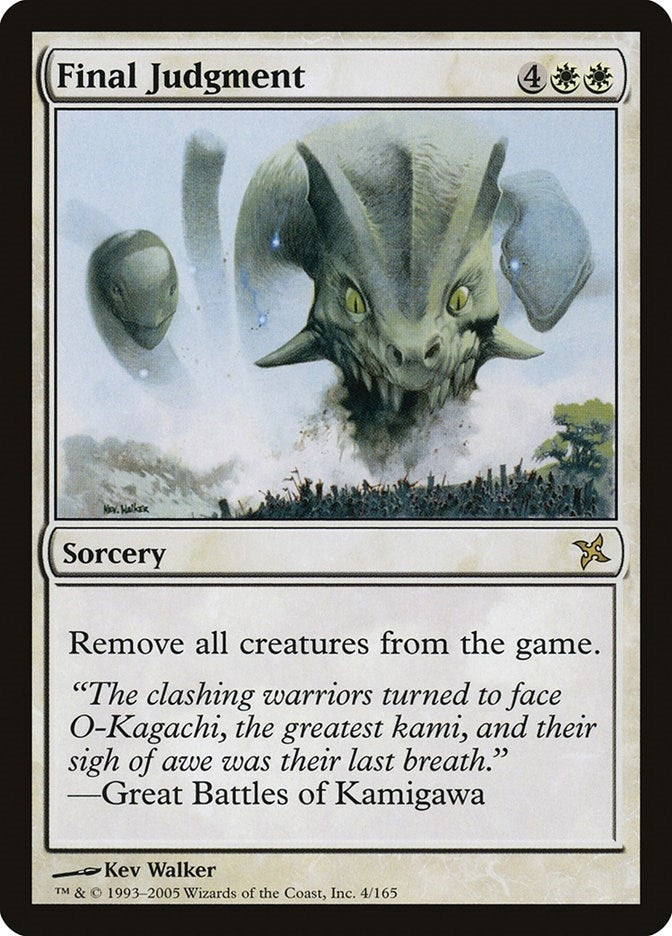 Image for Final Judgment (4) (Betrayers of Kamigawa) - Magic: The Gathering