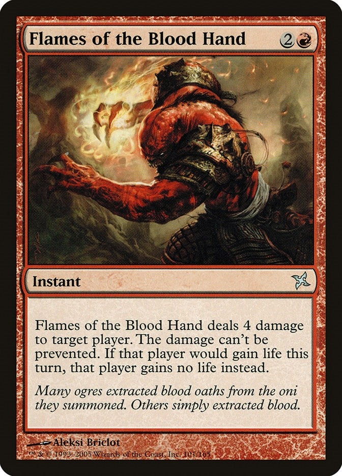 Image for Flames of the Blood Hand (101) (Betrayers of Kamigawa) - Magic: The Gathering