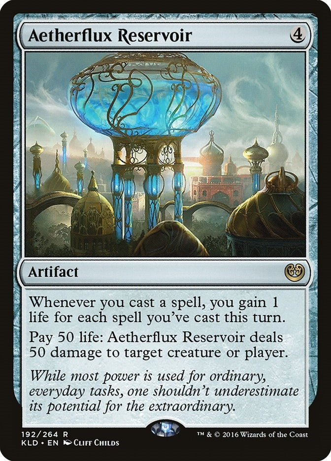 Image for Aetherflux Reservoir (192) (Kaladesh) - Magic: The Gathering