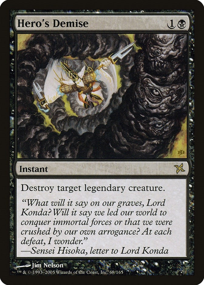 Image for Hero's Demise (68) (Betrayers of Kamigawa) - Magic: The Gathering