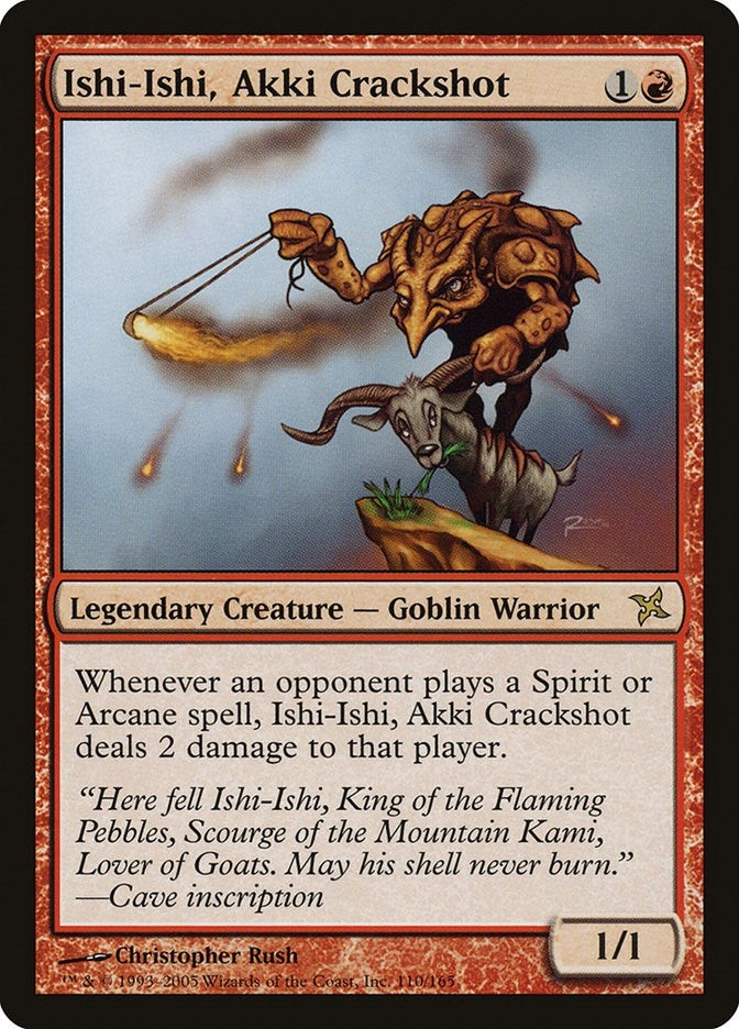 Image for Ishi-Ishi, Akki Crackshot (110) (Betrayers of Kamigawa) - Magic: The Gathering