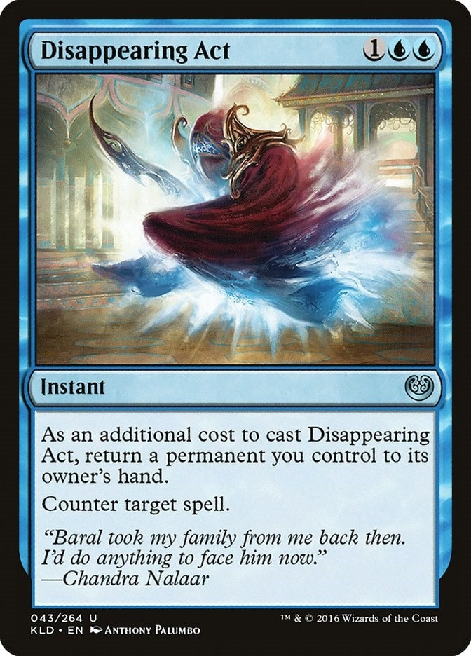 Image for Disappearing Act (43) (Kaladesh) - Magic: The Gathering
