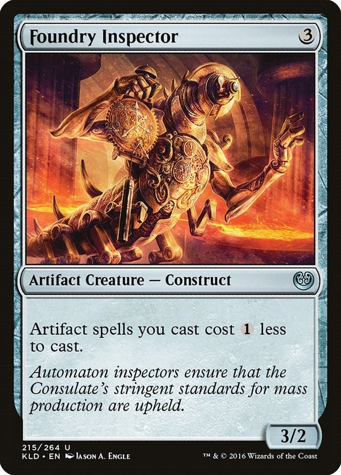 Image for Foundry Inspector (215) (Kaladesh) - Magic: The Gathering