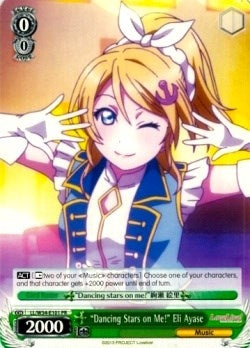 Image for "Dancing Stars on Me!" Eli Ayase (LL/W34-E101 PR) (Love Live! Vol. 2) - Weiss Schwarz