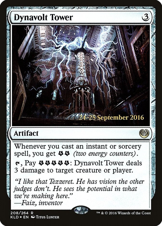Image for Dynavolt Tower (208) (Prerelease Cards) - Magic: The Gathering