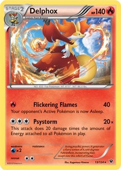 Image for Delphox - 13/124 (XY Fates Collide) (013/124) (PR) - Pokemon