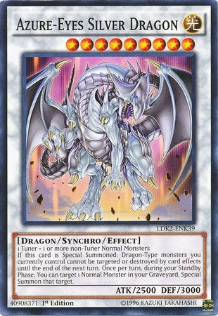 Image for Azure-Eyes Silver Dragon (LDK2-ENK39) (LDK2) - YuGiOh