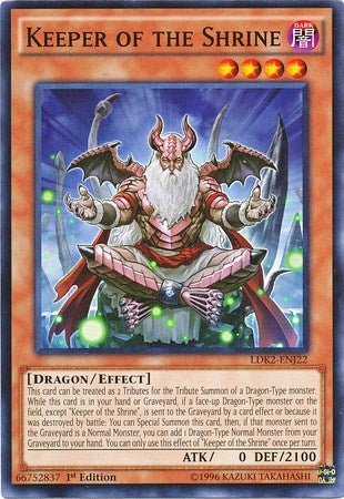 Image for Keeper of the Shrine (LDK2-ENJ22) (Legendary Decks II) - YuGiOh