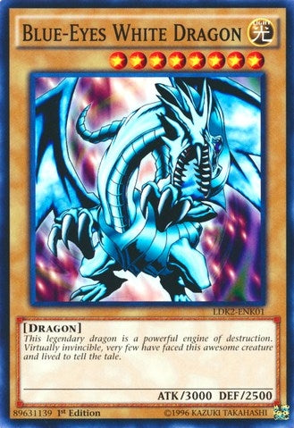 Image for Blue-Eyes White Dragon (Version 1) (LDK2-ENK01) (LDK2) - YuGiOh