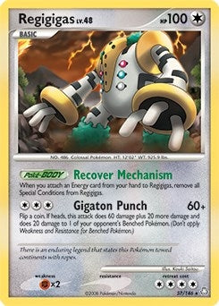 Image for Regigigas - 37/146 (DP Legends Awakened) (037/146) (PR) - Pokemon