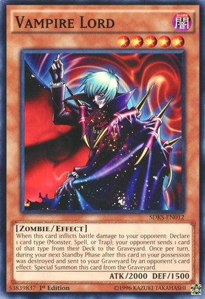 Image for Vampire Lord (SDKS-EN012) (SDKS) - YuGiOh