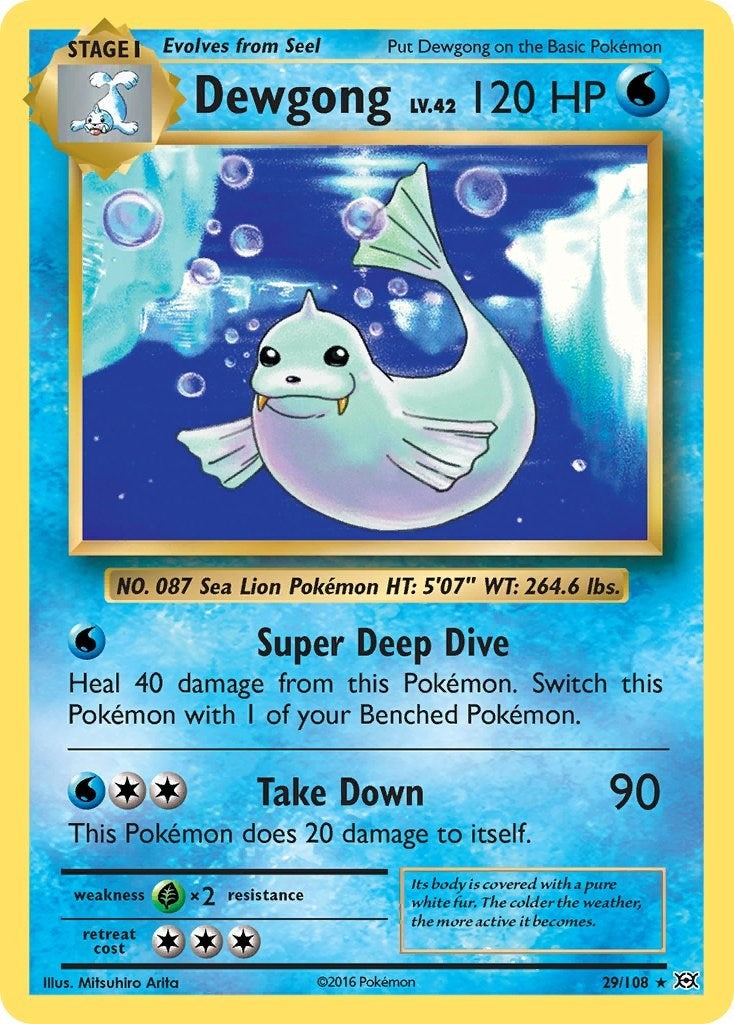 Image for Dewgong (29/108) (EVO) - Pokemon