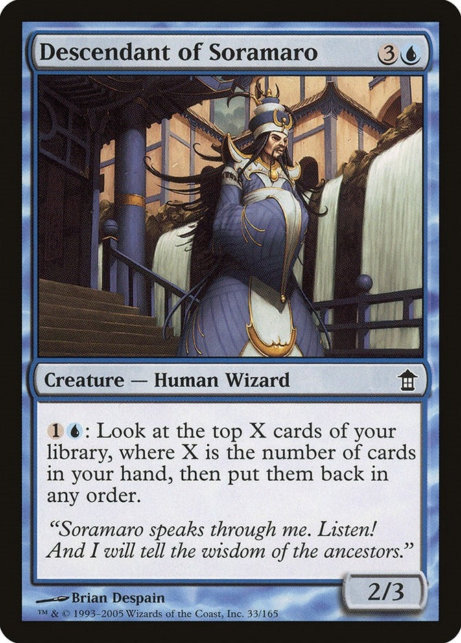 Image for Descendant of Soramaro (33) (Saviors of Kamigawa) - Magic: The Gathering