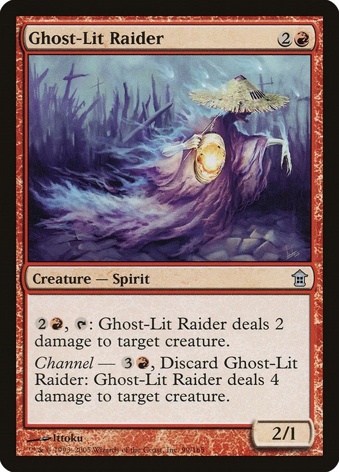 Image for Ghost-Lit Raider (99) (Saviors of Kamigawa) - Magic: The Gathering