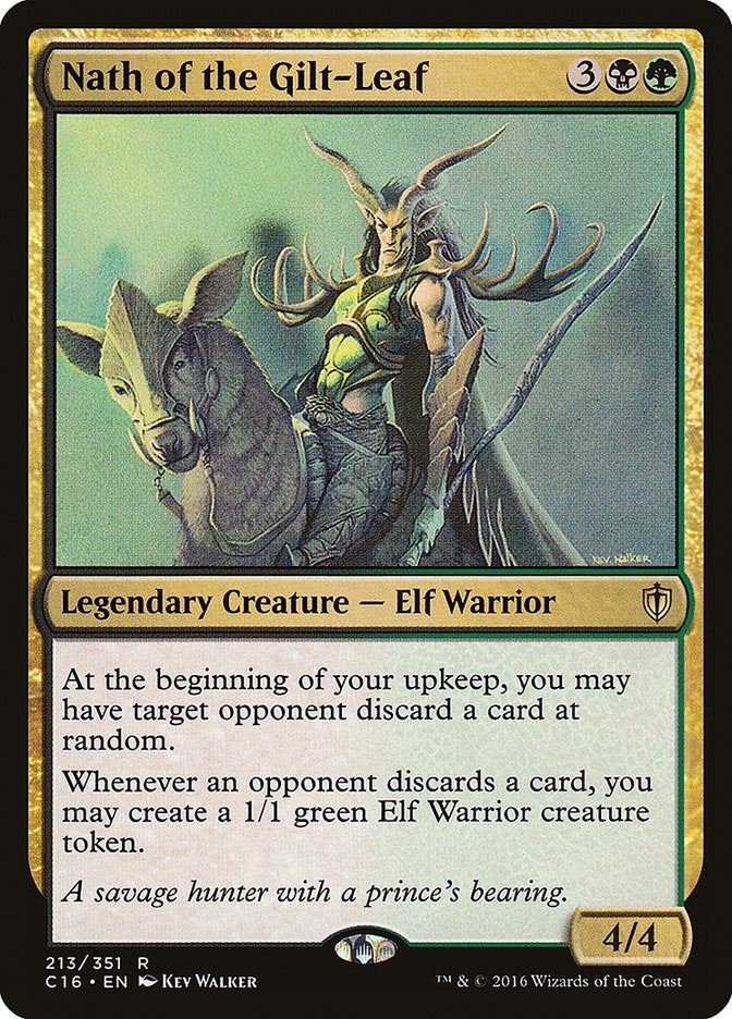 Image for Nath of the Gilt-Leaf (213) (Commander 2016) - Magic: The Gathering