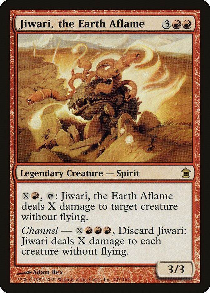 Image for Jiwari, the Earth Aflame (107) (Saviors of Kamigawa) - Magic: The Gathering