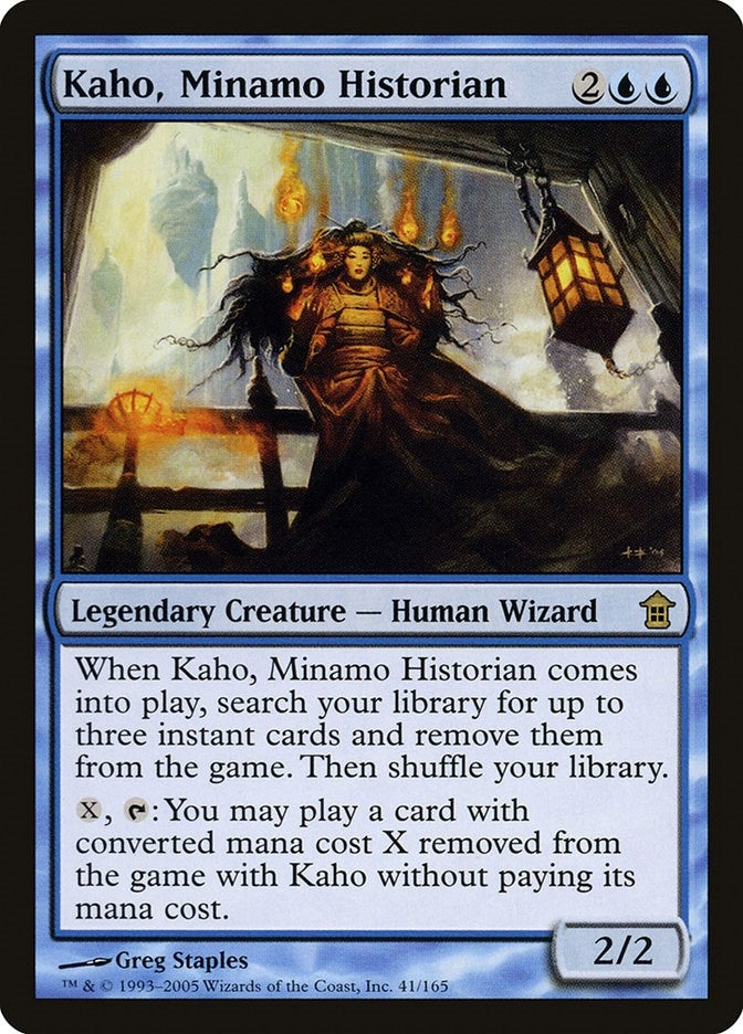Image for Kaho, Minamo Historian (41) (Saviors of Kamigawa) - Magic: The Gathering