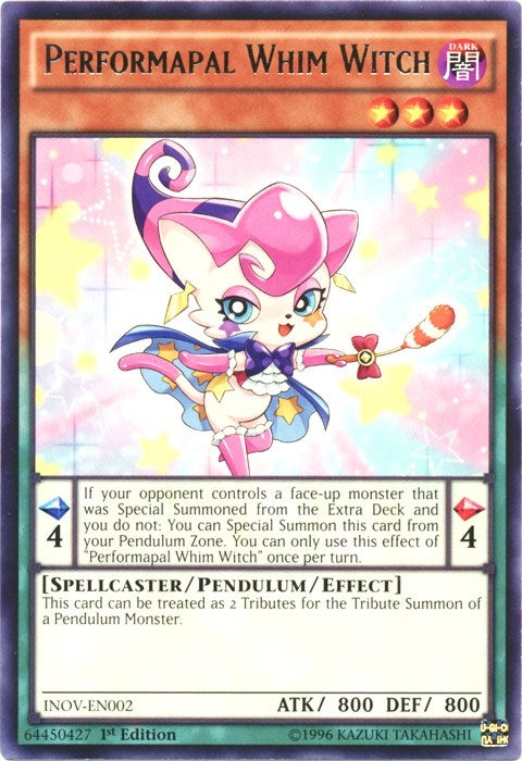 Image for Performapal Whim Witch (INOV-EN002) (INOV) - YuGiOh