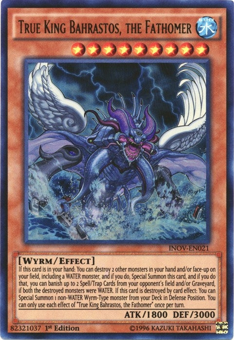 Image for True King Bahrastos, the Fathomer (INOV-EN021) (INOV) - YuGiOh