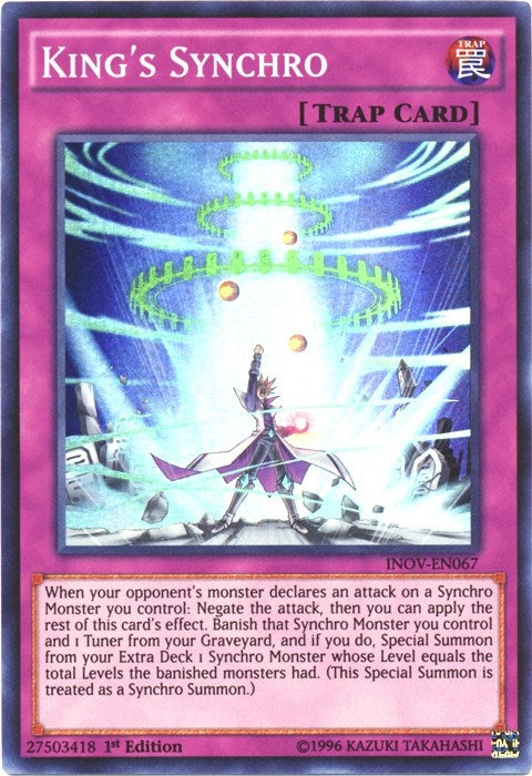 Image for King's Synchro (INOV-EN067) (INOV) - YuGiOh