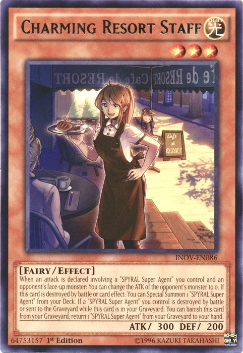 Image for Charming Resort Staff (INOV-EN086) (INOV) - YuGiOh