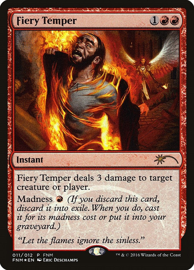 Image for Fiery Temper (11) (FNM Promos) - Magic: The Gathering