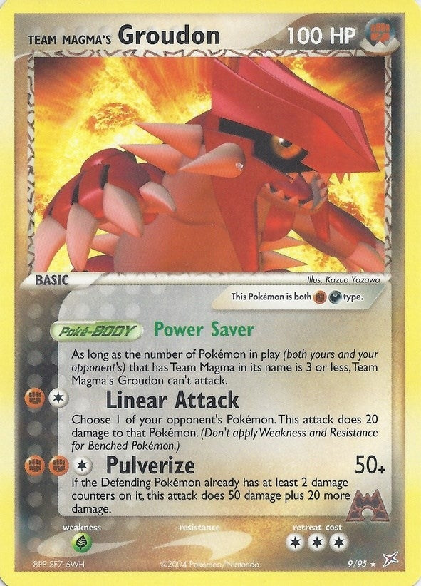 Image for Team Magma's Groudon - 9/95 (EX Team Magma vs Team Aqua) (009/095) (PR) - Pokemon